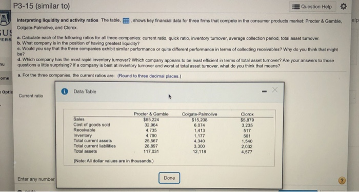 Solved Elp P3-15 (similar To) Question Help A Interpreting | Chegg.com