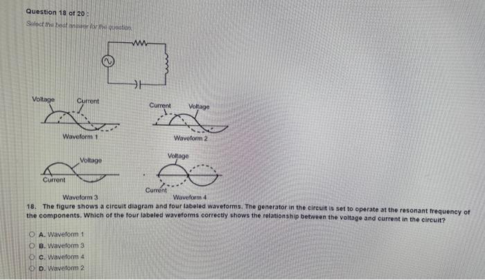 Solved Question 18 of 20 : 18. The figure shows a circuit | Chegg.com