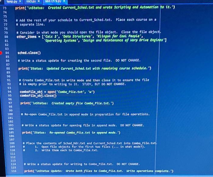 Solved \# Import the operating system (os) module import os | Chegg.com