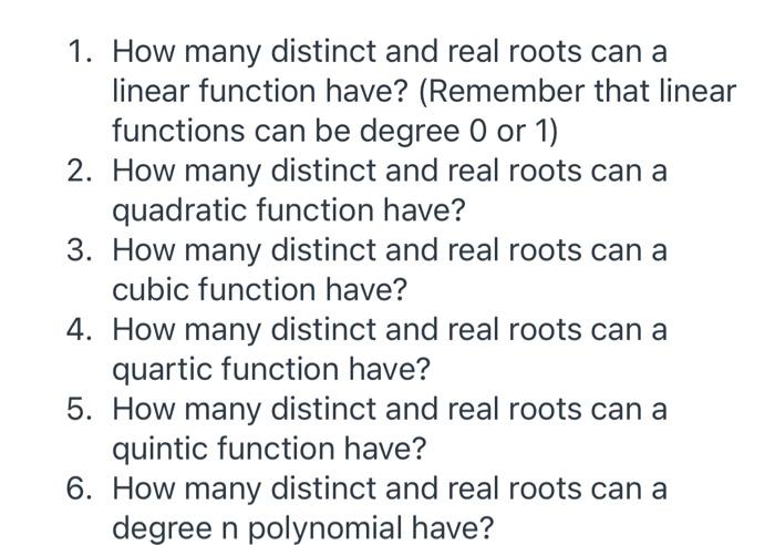 How Many Complex Roots Can A Cubic Function Have