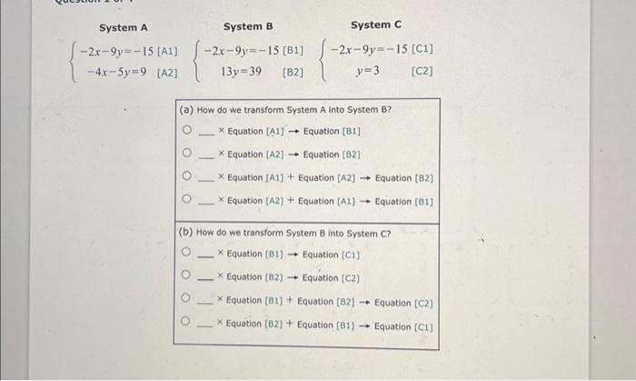 Solved System A System B System C | Chegg.com