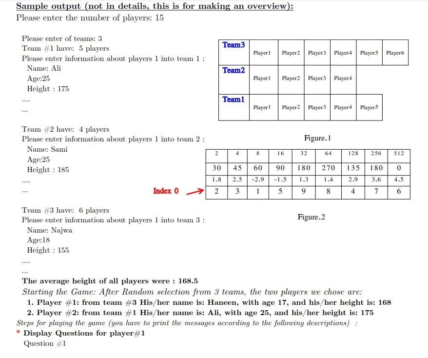 Solved Write a Java program that does the following: Your | Chegg.com