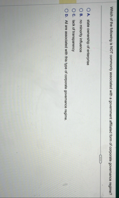 Solved Which of the following is NOT commonly associated | Chegg.com