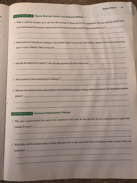 Physi Ex 9.0 Review Sheet Exercise Name Endocrine | Chegg.com Physi Ex 9.0 Review Sheet Exercise Name Endocrine | Chegg.com