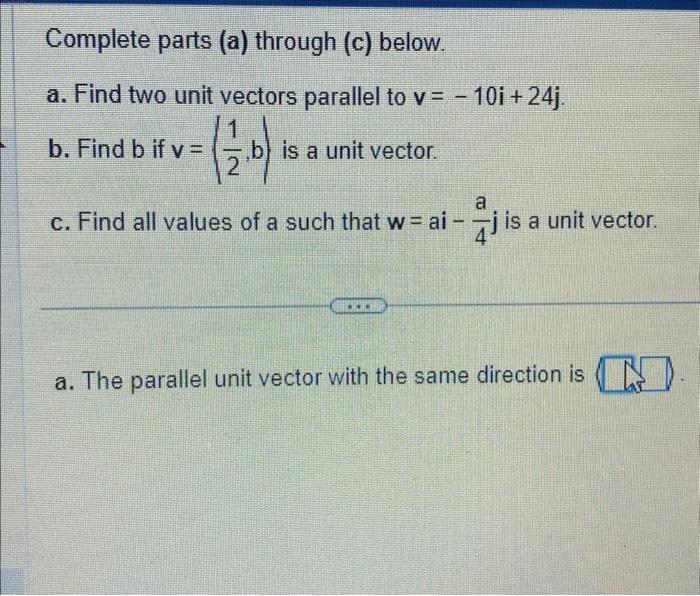 Solved Complete parts (a) through (c) below. a. Find two | Chegg.com