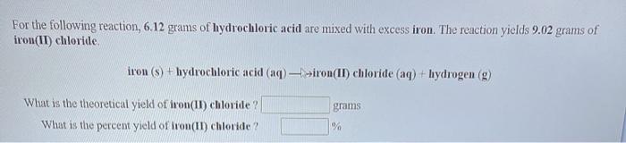 Solved For the following reaction, 6.73 grams of nitrogen | Chegg.com