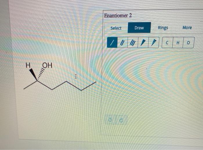 Solved Draw the enantiomer of each molecule. Enantiomer 1