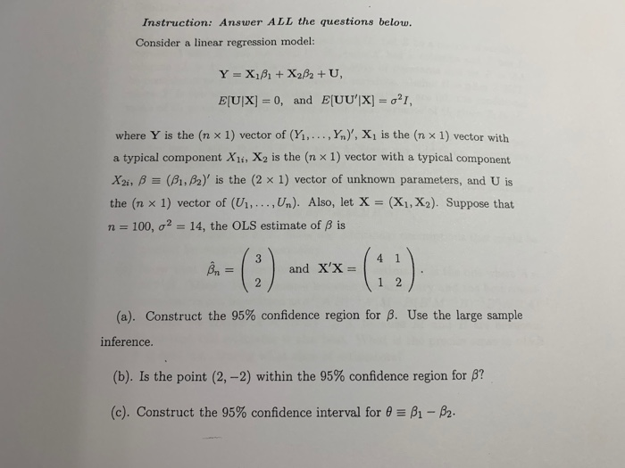 Instruction Answer All The Questions Below Consi Chegg Com