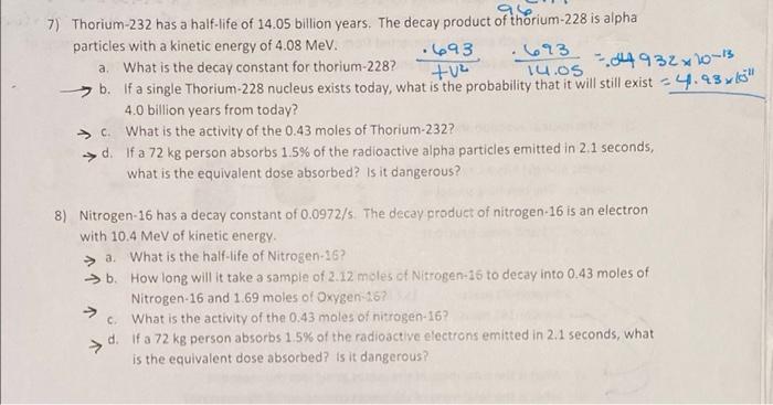 solved-3-a-7-thorium-232-has-a-half-life-of-14-05-chegg