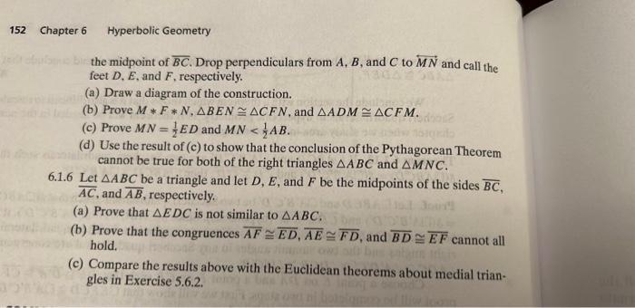 6.1.5 The Pythagorean Theorem fails in hyperbolic