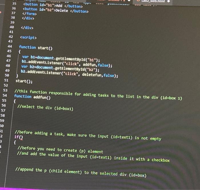 javascript code assignment