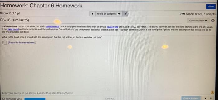 Solved Homework: Chapter 6 Homework Save Score: 0 of 1 pt 6 | Chegg.com