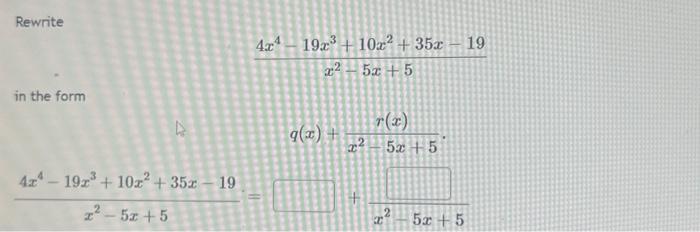 5 x 4 )- 13 2x 19