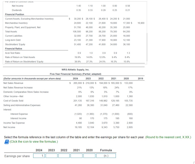 In its annual ﻿report, WRS Athletic ﻿Supply, Inc.