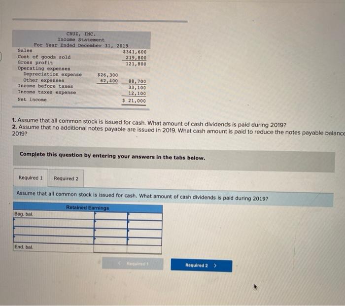 Solved A comparative balance sheet and statement is