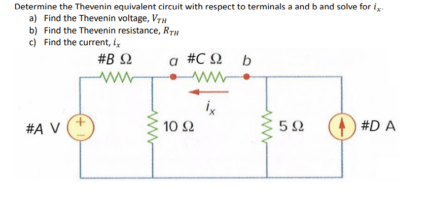 Solved Determine the Thevenin equivalent circuit with | Chegg.com