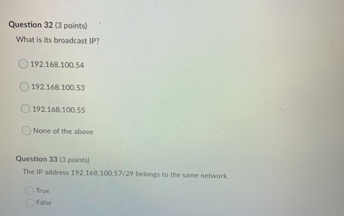 Solved Question 28 (3 points) Saved If you have an IP | Chegg.com