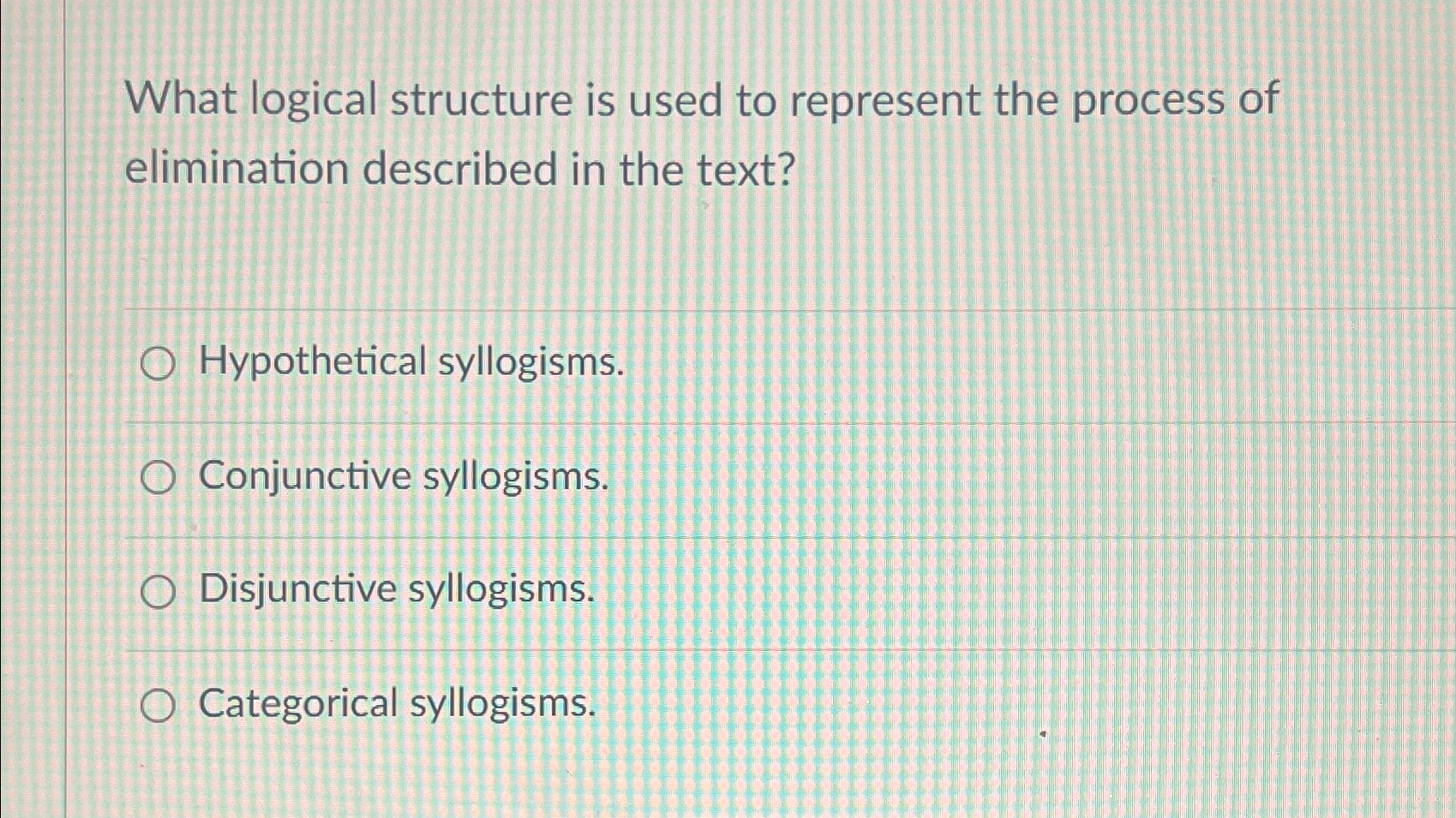 Solved What logical structure is used to represent the | Chegg.com