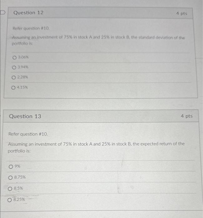 Solved Answer questions 10 to 13 , based on the following | Chegg.com