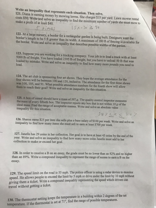 solved-write-an-inequality-that-represents-each-situation-chegg