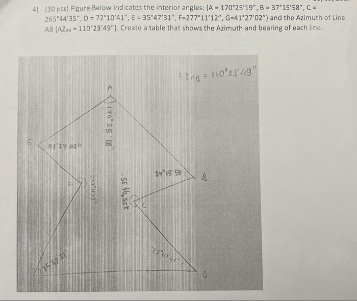 Solved 4) (30 pts) Figure Below ind cates the interior | Chegg.com