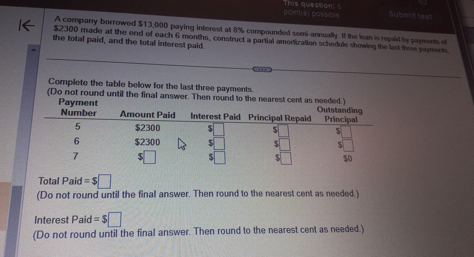 Solved A Company Borrowed $13,000 Paying Interest At 8% | Chegg.com