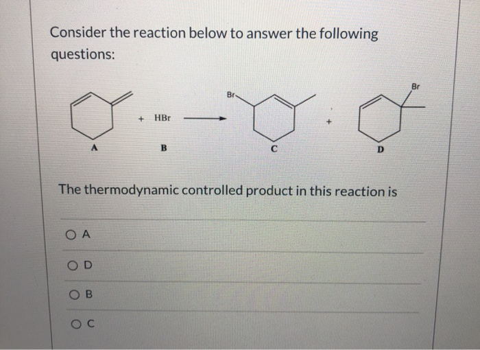 Solved Consider the reaction below to answer the following | Chegg.com