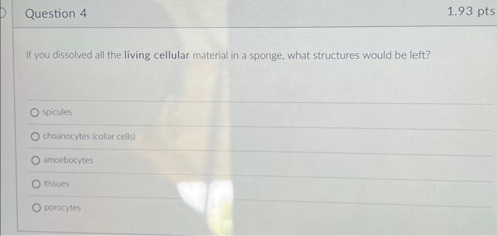 Solved If you dissolved all the living cellular material in 