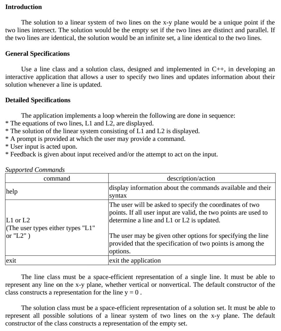 Solved Introduction The solution to a linear system of two | Chegg.com