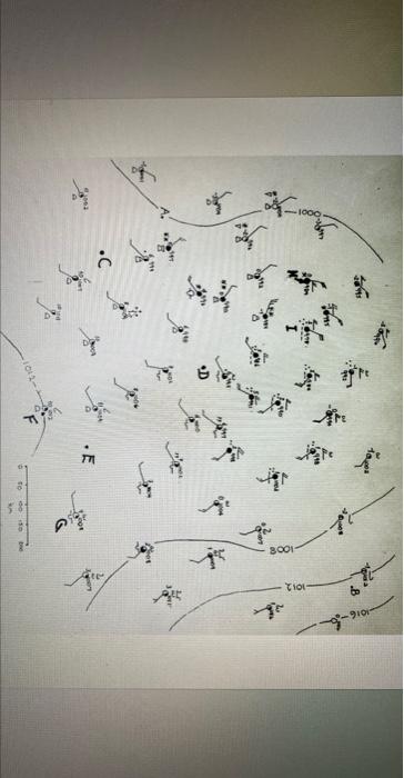 Surface pressure patterns Meteorologists identify the | Chegg.com