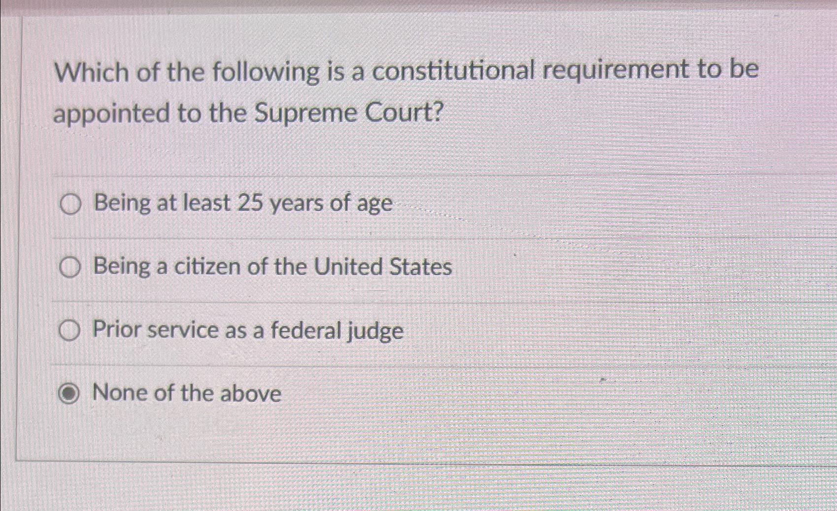 Solved Which Of The Following Is A Constitutional | Chegg.com