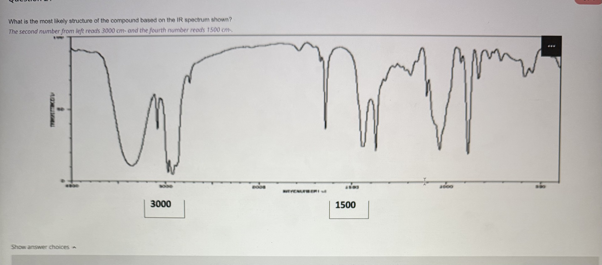 Solved What is the most likely structure of the compound | Chegg.com