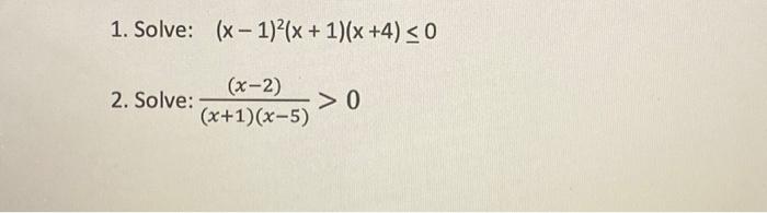 x 2 4x 1 0 solve