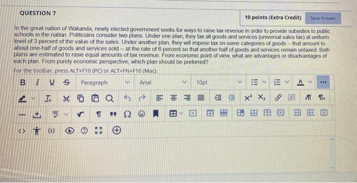 Solved QUESTION 7 10 points (Extra Credit) Save Answer In | Chegg.com