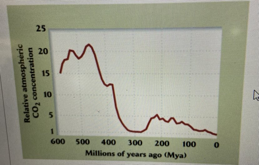 Solved The Figure Shows Changes In Atmospheric [CO2] ﻿over | Chegg.com