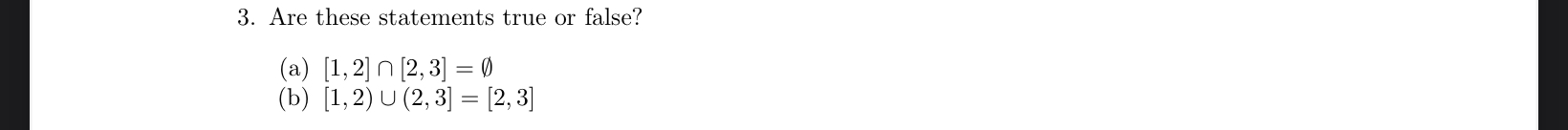 Solved Are these statements true or | Chegg.com