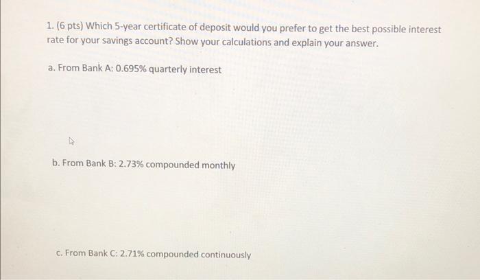 Best 5 Year Certificate Of Deposit