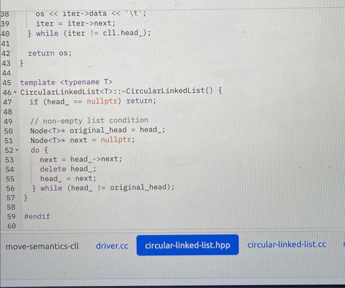 Solved In this programming problem, you will implement move | Chegg.com