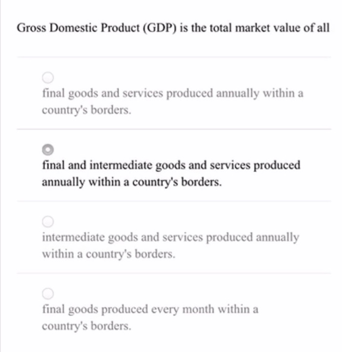 solved-gross-domestic-product-gdp-is-the-total-market-chegg