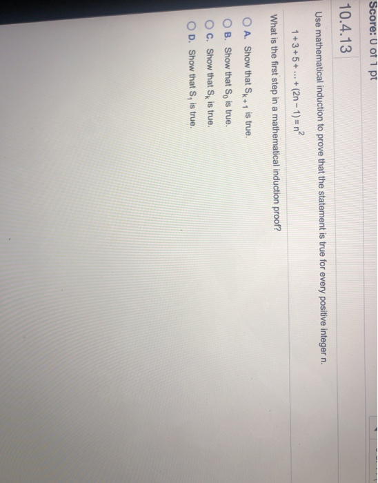 Solved A statements, about the positive integers is given | Chegg.com