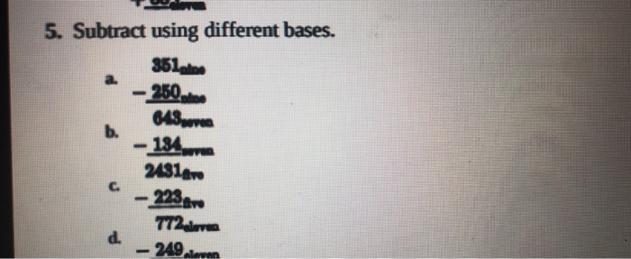 Solved Did You Find It Easier? 2. Do These Exercises In The | Chegg.com