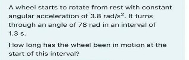 Solved A wheel starts to rotate from rest with constant | Chegg.com