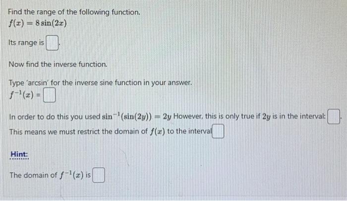 find the range of the function 5sinx 12cosx 7