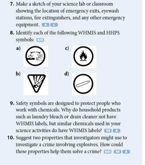 Science worksheets: Safety clothes worn in a science lab