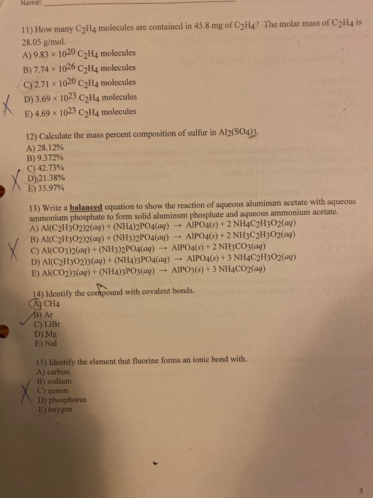 Solved 6 Give the name for H2S04. A sulfuric acid B Chegg