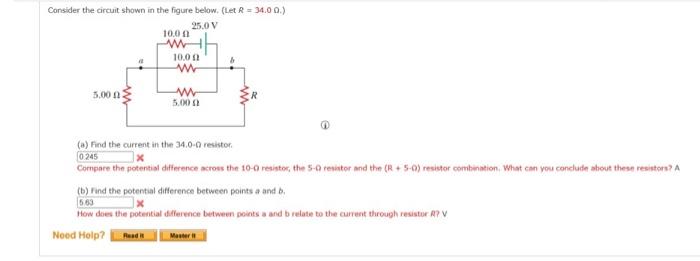 Solved Consider The Circuit Shown In The Figure Below. (Let | Chegg.com