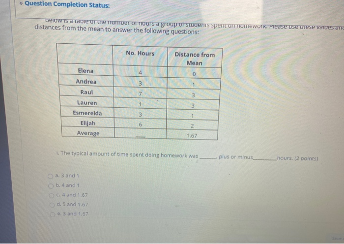 Solved ll. Which student spent exactly the amount of time on | Chegg.com