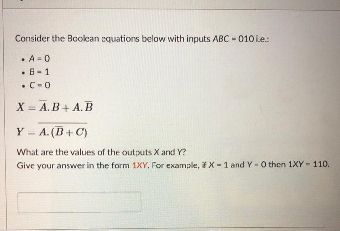 Solved Consider The Logic Circuit Below With: • A = 1 • B = | Chegg.com