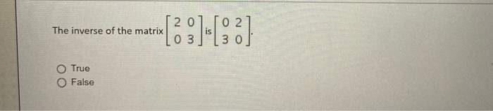 Solved 1 To The inverse of the matni [23]-[33] The inverse | Chegg.com