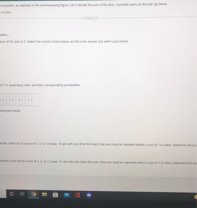 probability - Rolling $2$ dice: NOT using $36$ as the base